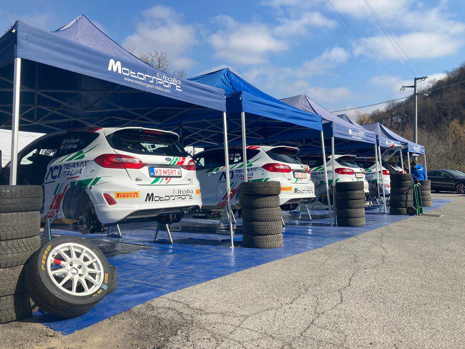 The 2021 Italian Junior Rally Championship begins with the pre-season tests