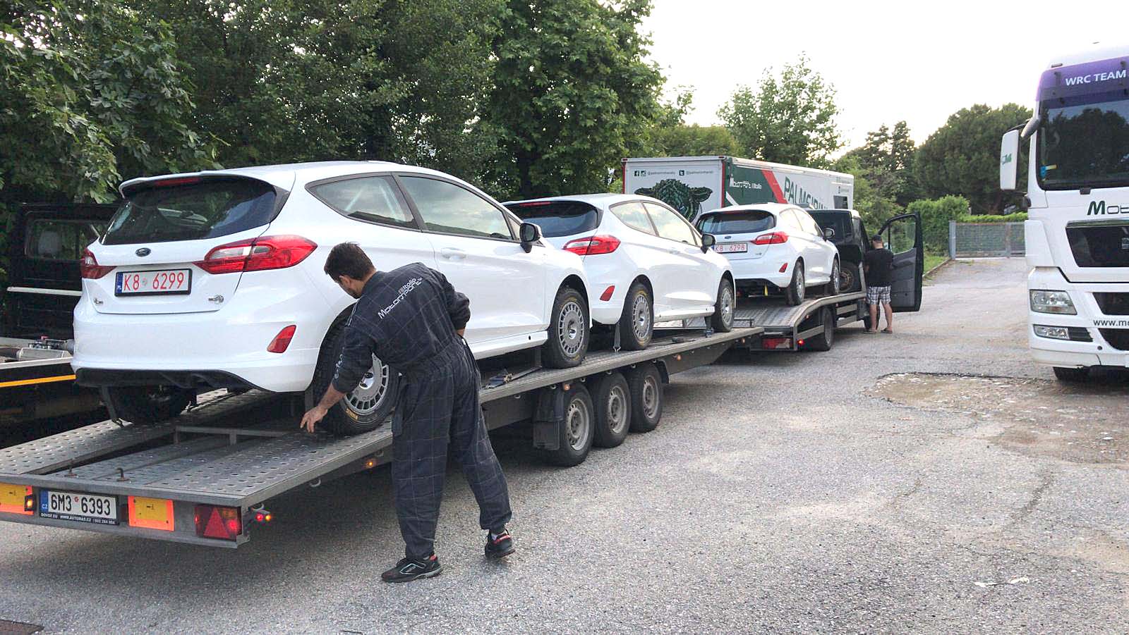 The new Ford Fiesta for CIR Junior arrive at Motorsport Italia